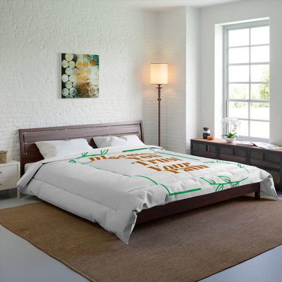 Peace Blooms When You Trust Your Path Comforter