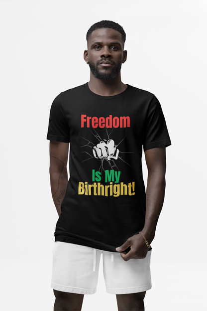 Freedom Is My Birthright Juneteenth Celebration Unisex tee