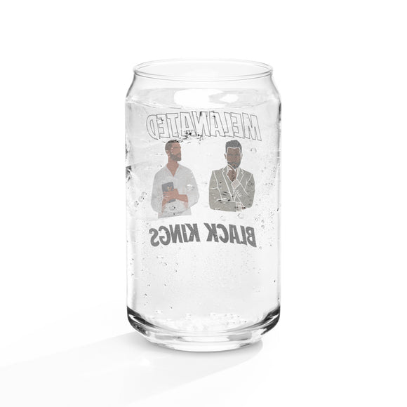 Melanated Black Kings Can - shaped glass - Bold Infinity.store