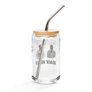 Melanated Black Kings Can - shaped glass - Bold Infinity.store