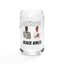 Melanated Black Kings Can - shaped glass - Bold Infinity.store