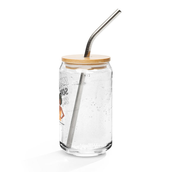 Melanated Soul Sista Can - shaped glass - Bold Infinity.store