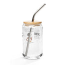 Melanated Soul Sista Can - shaped glass - Bold Infinity.store