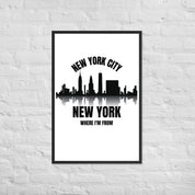 New York City Framed poster - Bold Infinity.store
