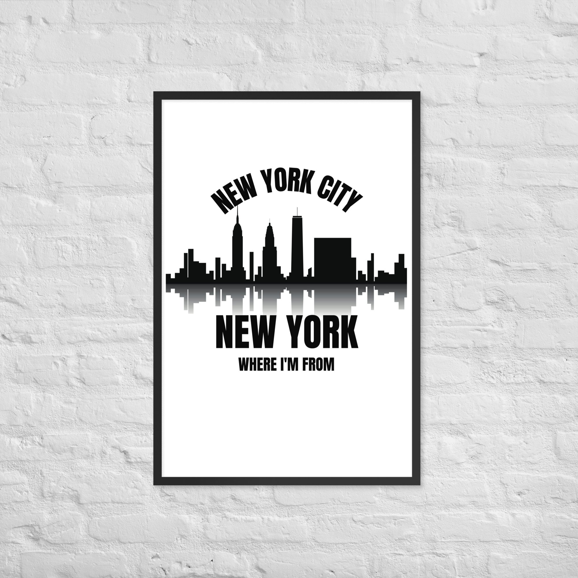 New York City Framed poster - Bold Infinity.store