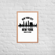New York City Framed poster - Bold Infinity.store