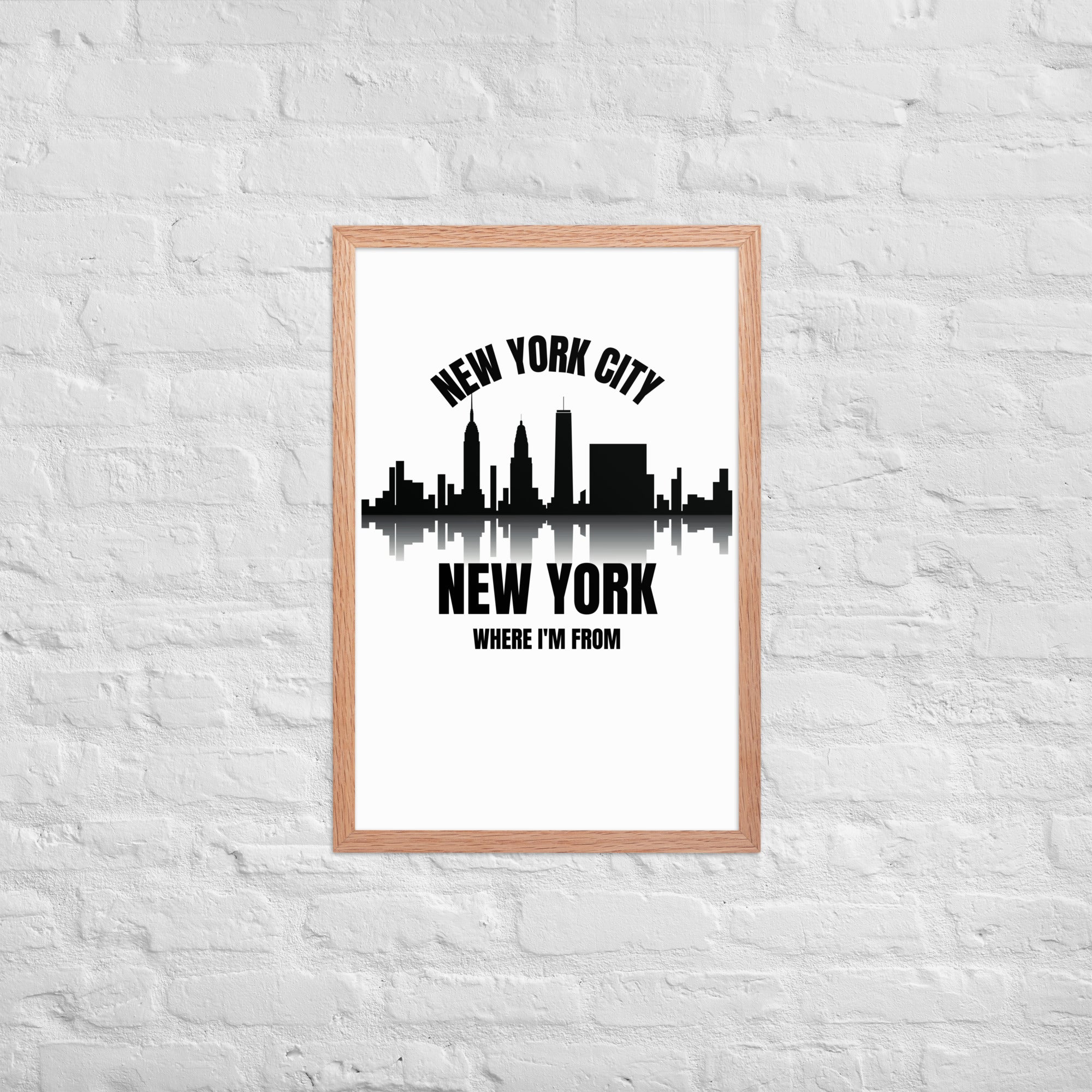 New York City Framed poster - Bold Infinity.store