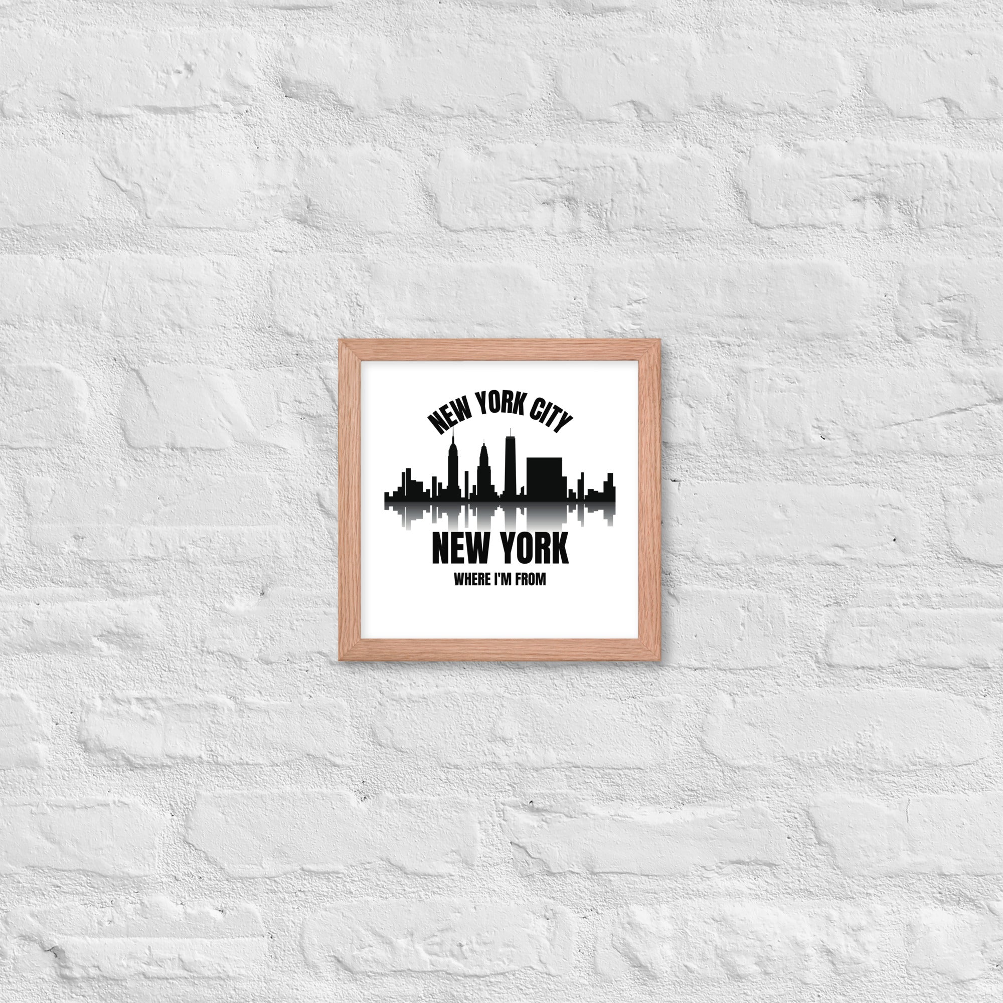 New York City Framed poster - Bold Infinity.store