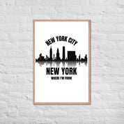 New York City Framed poster - Bold Infinity.store