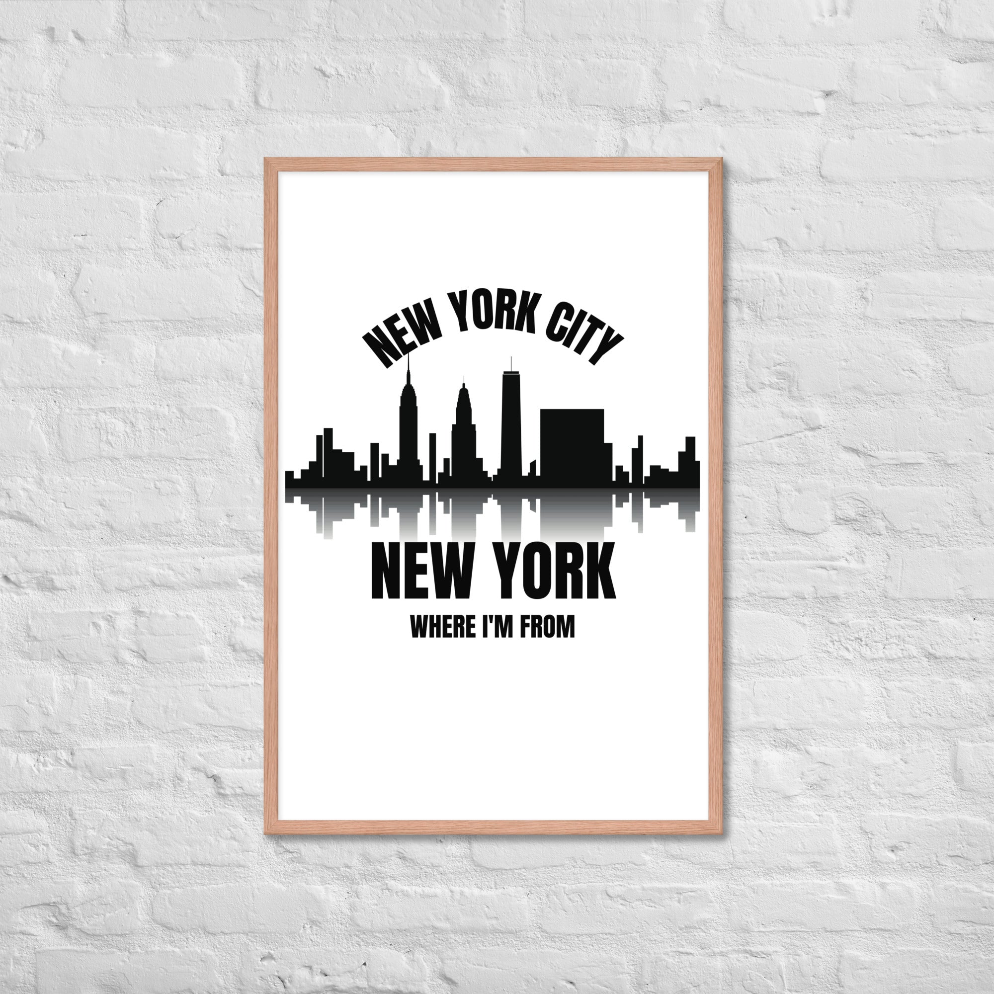 New York City Framed poster - Bold Infinity.store