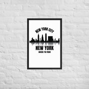 New York City Framed poster - Bold Infinity.store