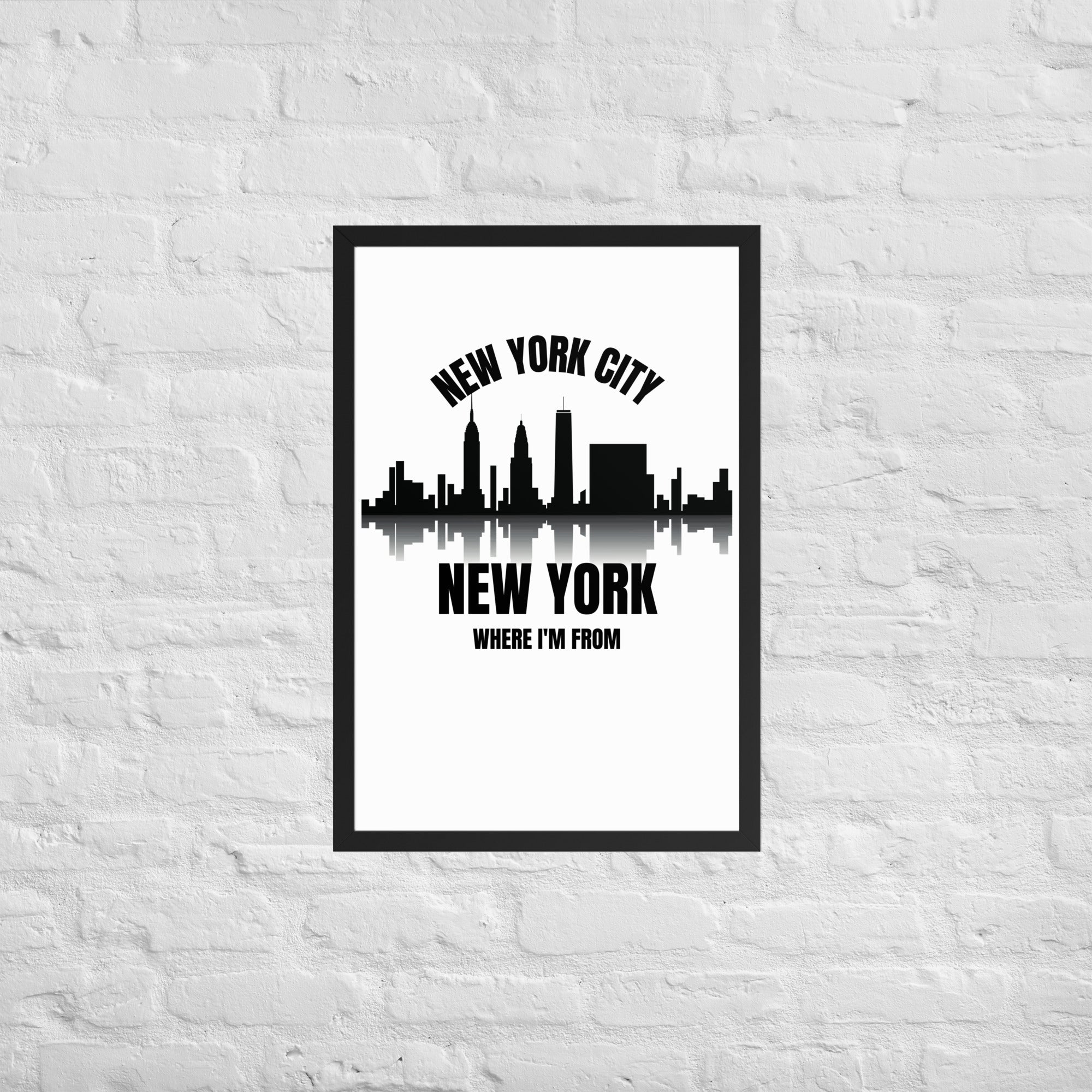 New York City Framed poster - Bold Infinity.store