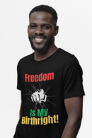 Freedom Is My Birthright Juneteenth Celebration Unisex tee-5