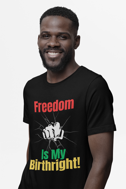 Freedom Is My Birthright Juneteenth Celebration Unisex tee