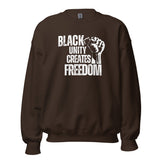 Black Unity Creates Freedom Unisex Sweatshirt
