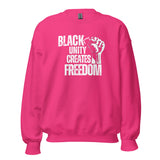 Black Unity Creates Freedom Unisex Sweatshirt