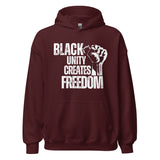 Black Unity Creates Freedom Unisex Hoodie