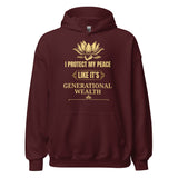 I Protect My Peace Like It's Generational Wealth Unisex Hoodie