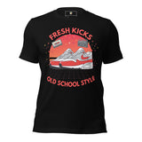 Fresh Kicks Old School Style Unisex t-shirt
