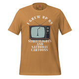 I Grew Up On Streetlights and Saturday Cartoons Unisex t-shirt