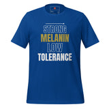 Strong Melanin Low Tolerance Unisex t-shirt