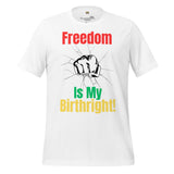 Freedom Is My Birthright Juneteenth Celebration Unisex tee