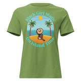 Black Girl Magic on Island Time Women's Relaxed T-Shirt