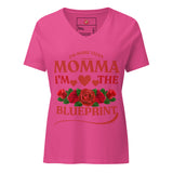 I'm More Than Momma Women’s relaxed v-neck t-shirt