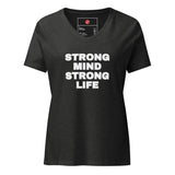 Strong Mind Strong Life Women’s relaxed v-neck t-shirt