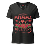 I'm More Than Momma Women’s relaxed v-neck t-shirt