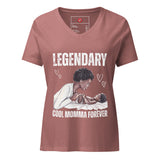 Legendary Momma Women’s relaxed v-neck t-shirt