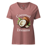 Coconut Dreams Women’s relaxed v-neck t-shirt