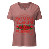 I'm More Than Momma Women’s relaxed v-neck t-shirt