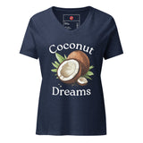 Coconut Dreams Women’s relaxed v-neck t-shirt