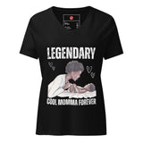 Legendary Momma Women’s relaxed v-neck t-shirt