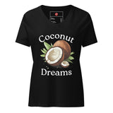 Coconut Dreams Women’s relaxed v-neck t-shirt