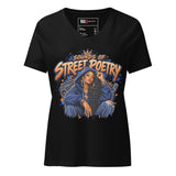 Street Poetry Women’s relaxed v-neck t-shirt