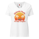 Melanin Made For the Tropics Women’s relaxed v-neck t-shirt
